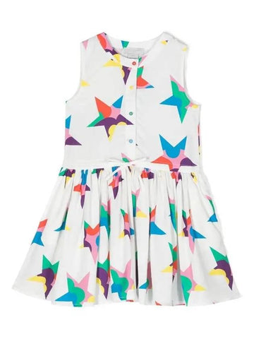 Kids Women's Star Print One Piece TS1C32 Z0894 100MC - STELLA MCCARTNEY - BALAAN 1