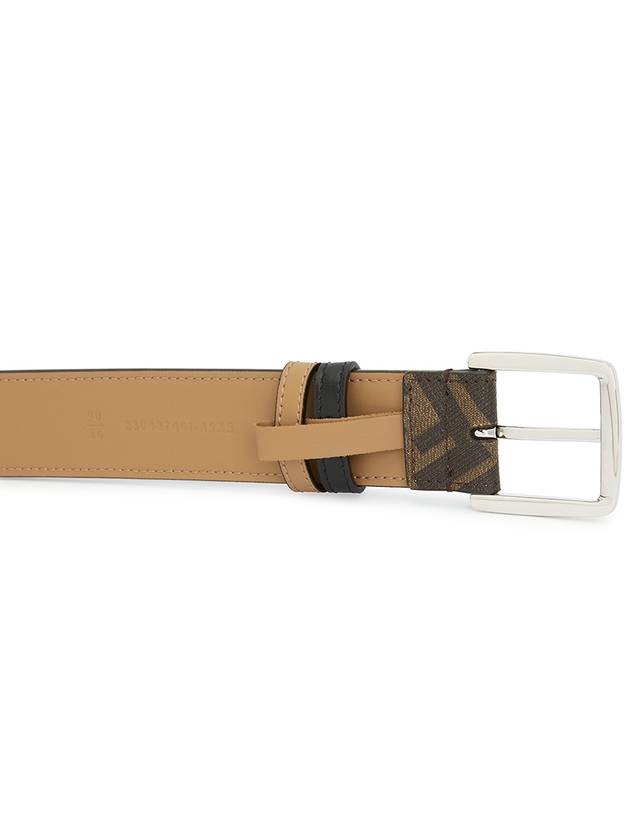 FF Motif Leather Belt Brown - FENDI - BALAAN 5