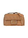 Baguette Medium Nappa Leather Chain Shoulder Bag Brown - FENDI - BALAAN 2