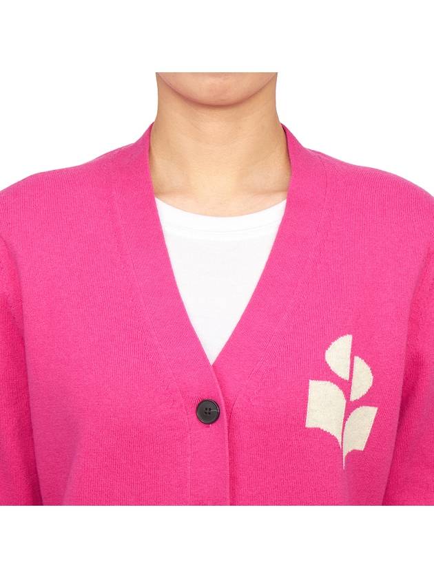 Karin Cotton Cardigan Pink - ISABEL MARANT ETOILE - BALAAN 6