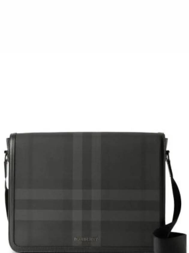 Check Logo Messenger Bag Grey - BURBERRY - BALAAN 2