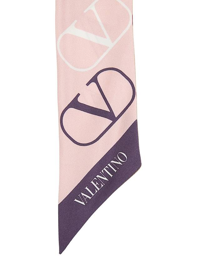 Exclusive special price limited to 30 pieces V logo signature women s scarf E6017KBS KUA - VALENTINO - BALAAN 4