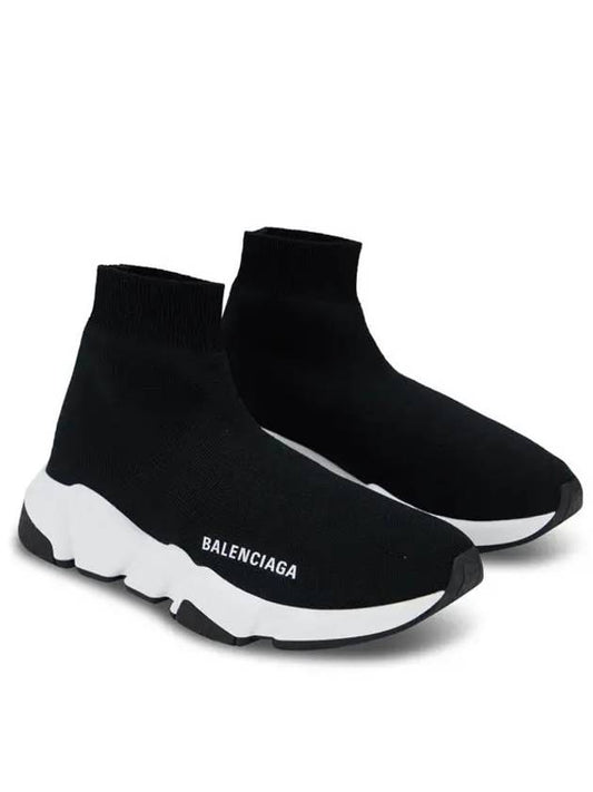 Speed Trainer High Top Sneakers Black - BALENCIAGA - BALAAN 2