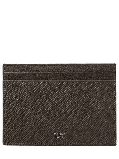 Multifunction Logo Card Wallet Khaki - CELINE - BALAAN 1