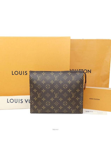 Almost new 98 out of 100 points Toilet 26 Unisex Clutch Bag Full Set - LOUIS VUITTON - BALAAN 1