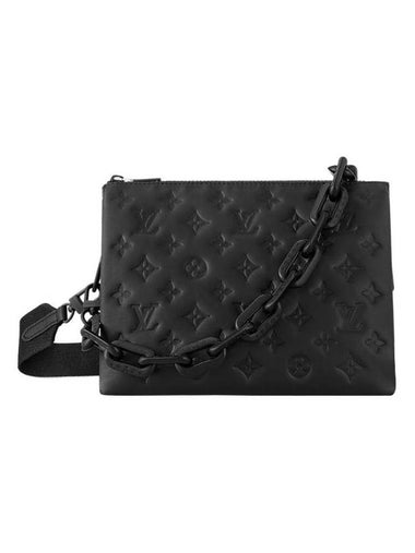 PM Coussin Shoulder Bag Black - LOUIS VUITTON - BALAAN 1