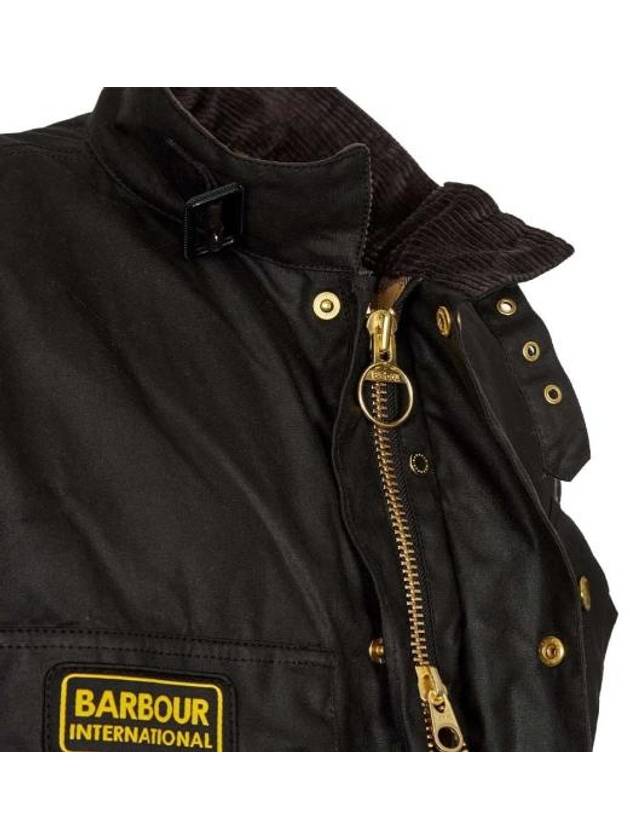 Men's International Original Wax Belt Jacket Black - BARBOUR - BALAAN 6