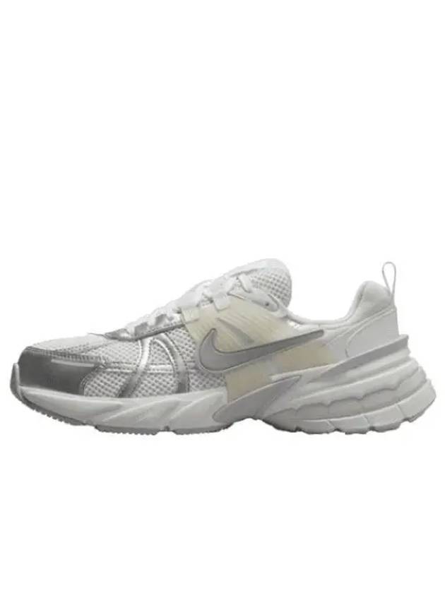 V2K Run Low Top Sneakers Metallic Silver White - NIKE - BALAAN 2