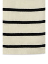 Square neck knit sleeveless black ivory - NOIRER - BALAAN 6