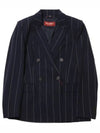 Acume Wool Jacket Navy - MAX MARA - BALAAN 2