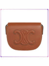 Folco Cuir Triomphe Calfskin Cross Bag Tan - CELINE - BALAAN 2