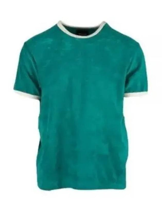 HOWLIN 24 AMNESIA GREEN BLISS terry t shirt - HOWLIN' - BALAAN 1