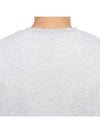 Handwriting Regular Sweatshirt Light Grey Melange - MAISON KITSUNE - BALAAN 8