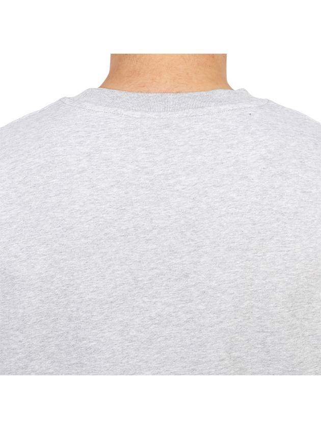 Handwriting Regular Sweatshirt Light Grey Melange - MAISON KITSUNE - BALAAN 8