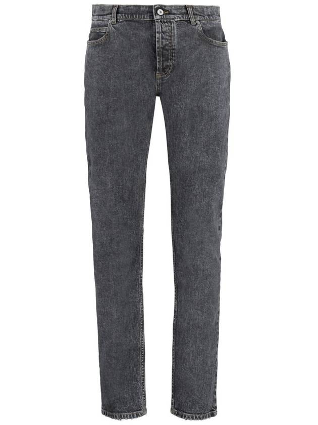 Denim Straight Jeans Blue - BALMAIN - BALAAN 2