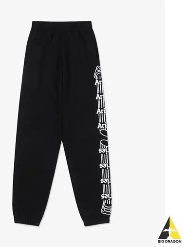 Column Sweatpants Black COAR30001BLK - ARIES - BALAAN 1