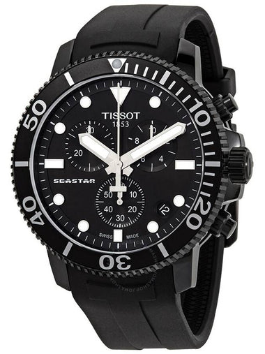 Tissot Seastar 1000 Chronograph Quartz Black Dial Men's Watch T120.417.37.051.02 - TISSOT - BALAAN 1