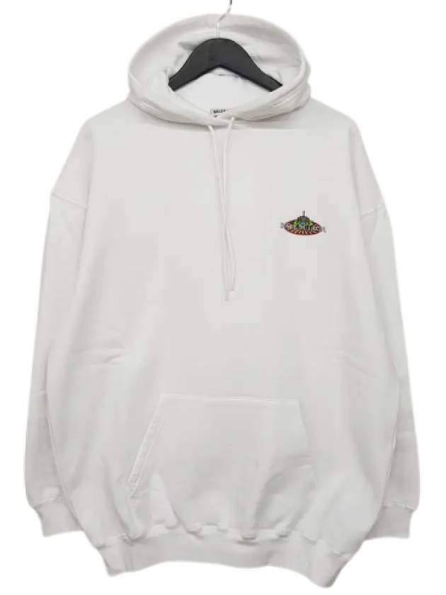 Bonjour Oversized Hoodie White - BALENCIAGA - BALAAN 2