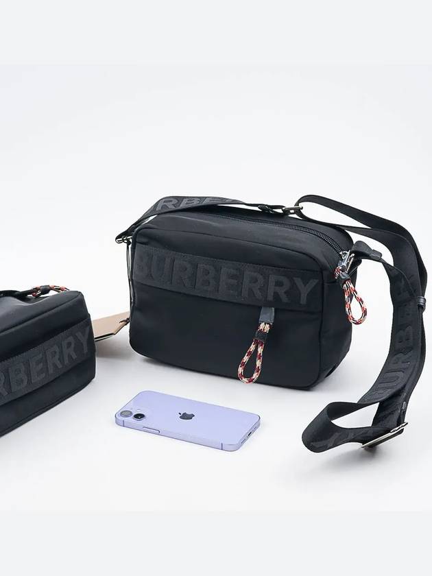 Logo Nylon Cross Bag Black - BURBERRY - BALAAN 2