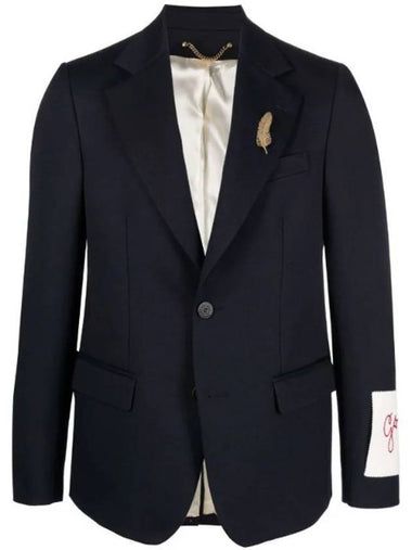 Men's Milano Blazer Jacket Navy - GOLDEN GOOSE - BALAAN 1