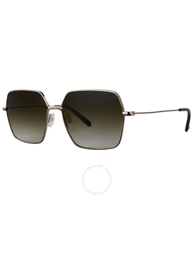 Garrett Leight MEADOW SUN Olive Gradient Square Ladies Sunglasses 4067 G-DGFR/OG 56 - GARRETT LEIGHT - BALAAN 2