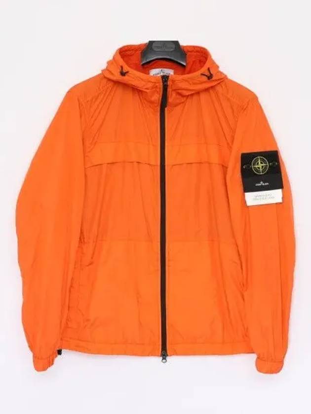 Crinkle Reps Hooded Jacket Orange - STONE ISLAND - BALAAN 2