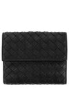 Intrecciato Nappa Mini Half Wallet Black - BOTTEGA VENETA - BALAAN 2