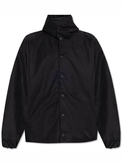 Textured Nylon Hooded Jacket Black - FEAR OF GOD - BALAAN 2