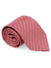 Men's Gancini Logo Silk Tie Red - SALVATORE FERRAGAMO - BALAAN 5