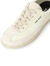 Rock Logo Print Suede Low Top Sneakers Plaster - STONE ISLAND - BALAAN 8