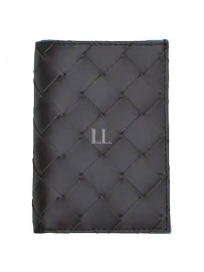 Intrecciato Leather Bicycle Wallet Black - BOTTEGA VENETA - BALAAN 2