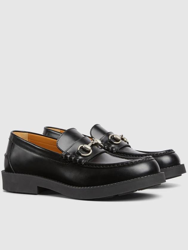 Men's Horsebit Loafer Black - GUCCI - BALAAN 3