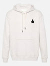 Matte Logo Print Hoodie Ecru - ISABEL MARANT - BALAAN 2