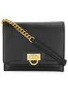 Trifolio Chain Shoulder Bag Black - SALVATORE FERRAGAMO - BALAAN 2