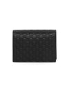 Microssima Bifold Card Wallet Black - GUCCI - BALAAN 3