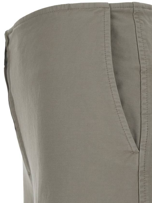 Grey Wide Pants With Zip Closure In Tech Fabric Woman - TOTEME - BALAAN 3