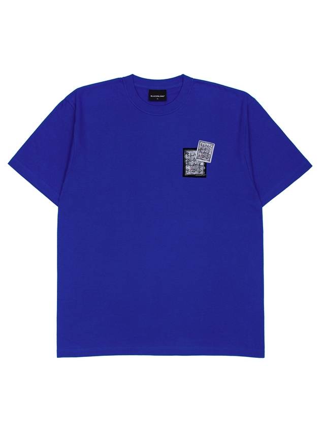 Disorder Patch T Shirt Blue - BLACKBLOND - BALAAN 2