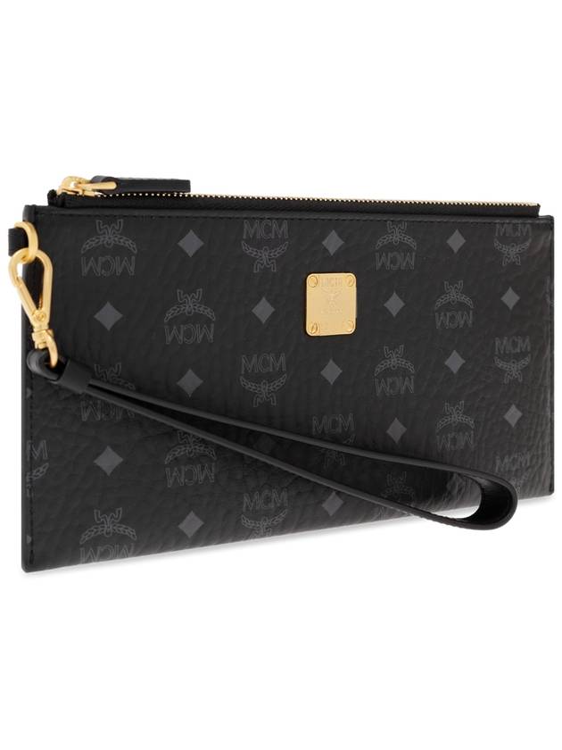 MCM Wallet With Monogram, Women's, Black - MCM - BALAAN 4