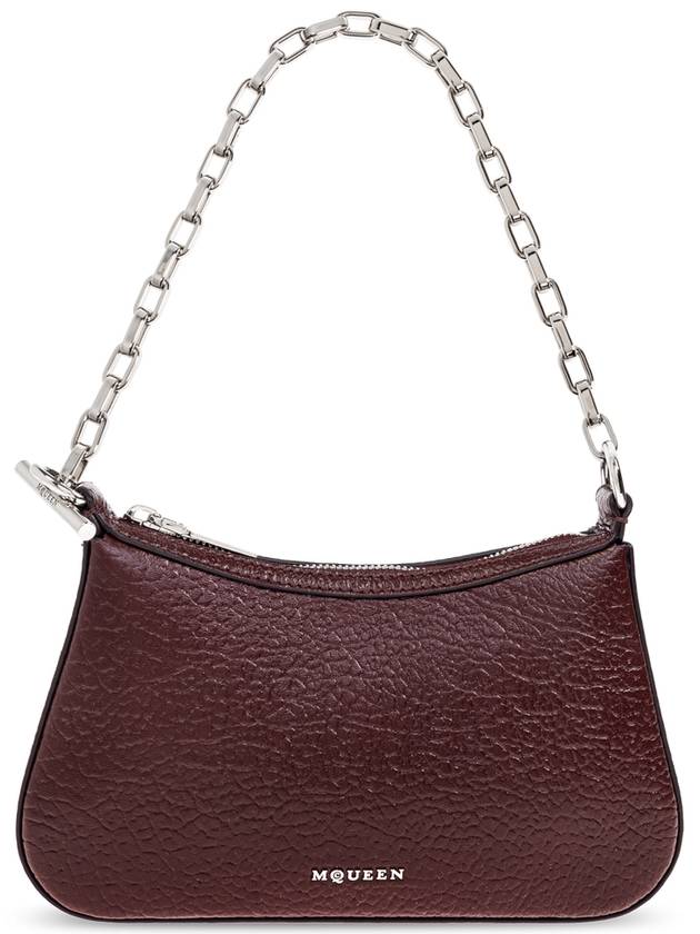 Alexander McQueen Bag T-Bar Mini, Women's, Burgundy - ALEXANDER MCQUEEN - BALAAN 1