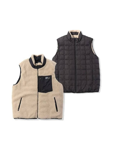 Reversible Sherpa Vest Black - OFFGRID - BALAAN 1