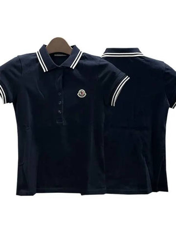 Kids logo patch polo short sleeve t shirt 8Y 10Y 8A00007 8496F 773 271353 1096078 - MONCLER - BALAAN 1