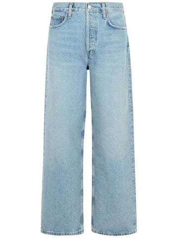 Agolde 'Sluggy Baggy' Light Blue Denim Jeans - AGOLDE - BALAAN 1