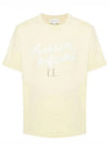 Handwriting Comfort Short Sleeve T-Shirt Ivory - MAISON KITSUNE - BALAAN 2