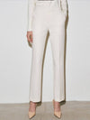 Women's Karena KARENA Bootcut Wide Pants Ivory - AME - BALAAN 4