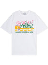 Relaxed Power of Sun Cotton Short Sleeve T-Shirt White B0481010388 - GANNI - BALAAN 4