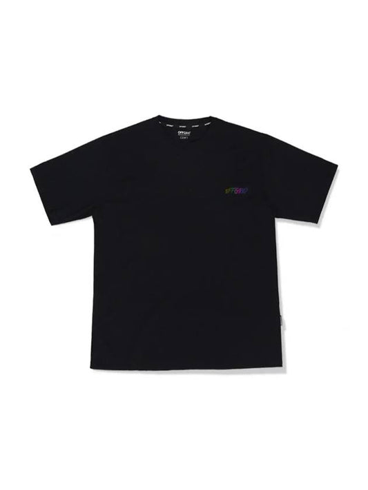 Holographic Decal Logo T-Shirt Black - OFFGRID - BALAAN 1