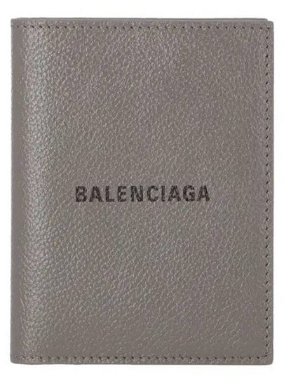 Grained Calfskin Cash Vertical Bifold Wallet Gray 6815791IZI31260 - BALENCIAGA - BALAAN 2