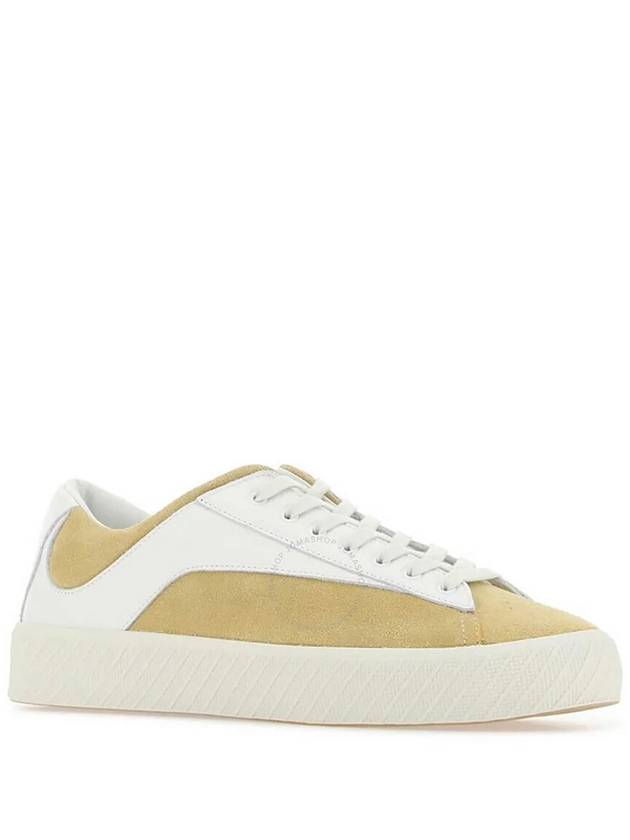 By Far Ladies Rodina Suede And Leather Low-top Sneakers In Sand, Brand Size 37 ( US Size 7 ) - BY FAR - BALAAN 3