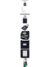 Dressed Fox Vertical Cotton Canvas Tote Bag Navy - MAISON KITSUNE - BALAAN 3