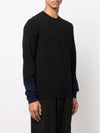 23FW Men's Long Sleeve Crew Neck Sweater FZN112PER BPG - COMME DES GARCONS - BALAAN 3